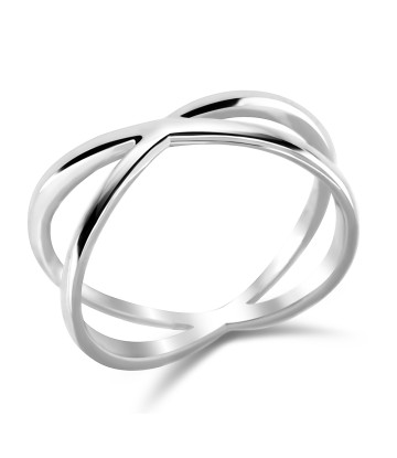Plain Cross Silver Ring NSR-704